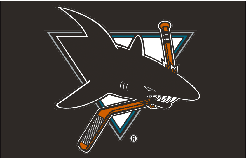 San Jose Sharks 2001 02-2006 07 Jersey Logo vinyl decal